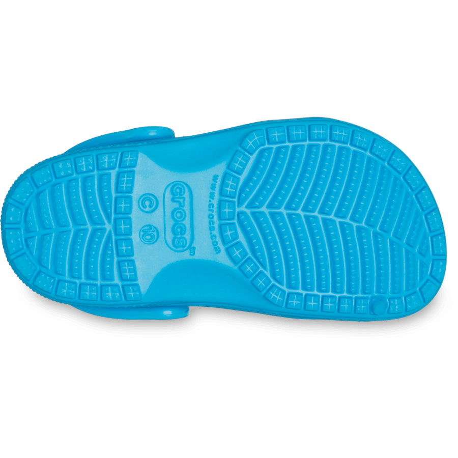 Venetian Blue Toddler Classic Clog - Bottom - Crocs