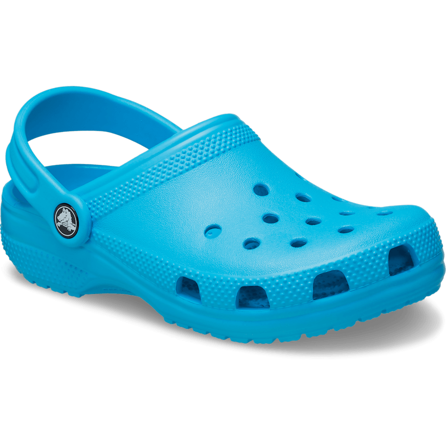 Venetian Blue Toddler Classic Clog - Angle - Crocs