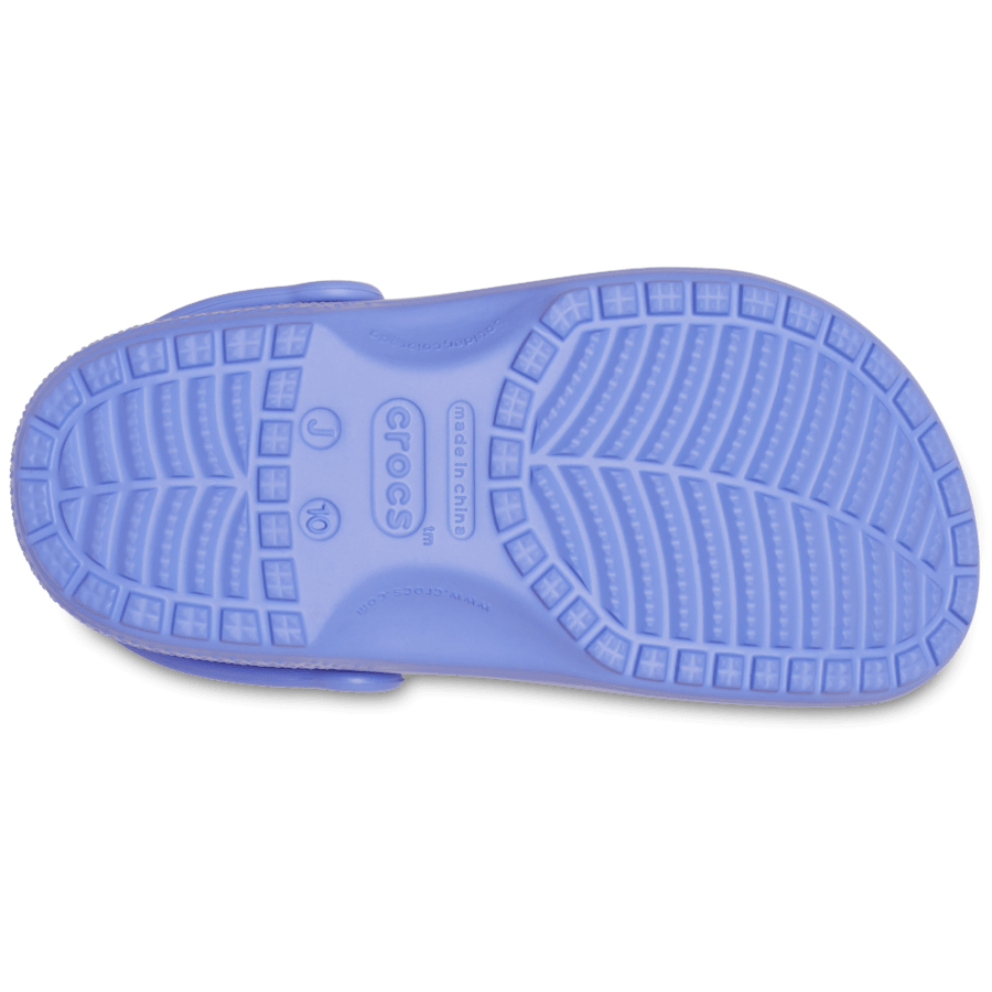 Digital Violet Toddler Classic Clog - Bottom - Crocs