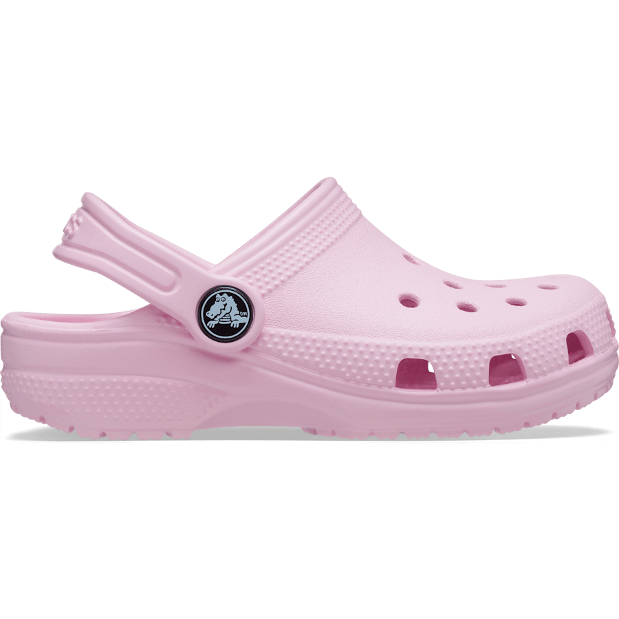 Ballerina Pink Toddler Classic Clog - Side - Crocs