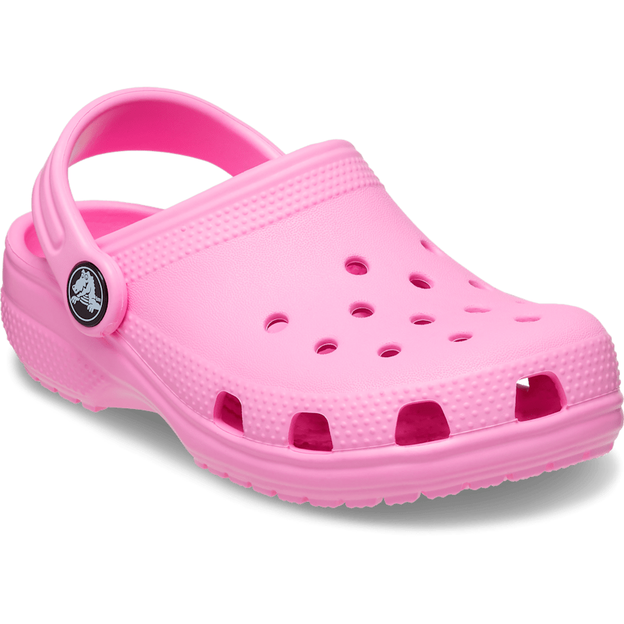 Taffy Pink Toddler Classic Clog - Angle - Crocs