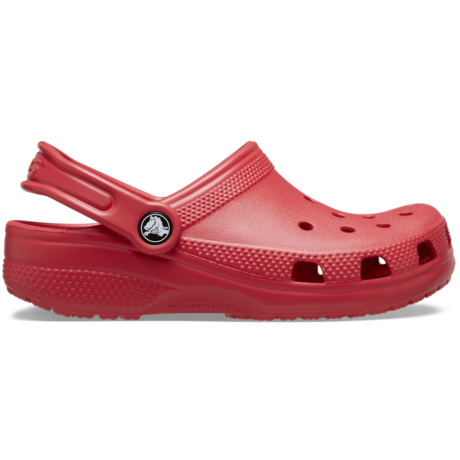 Varsity Red Toddler Classic Clog - Side - Crocs