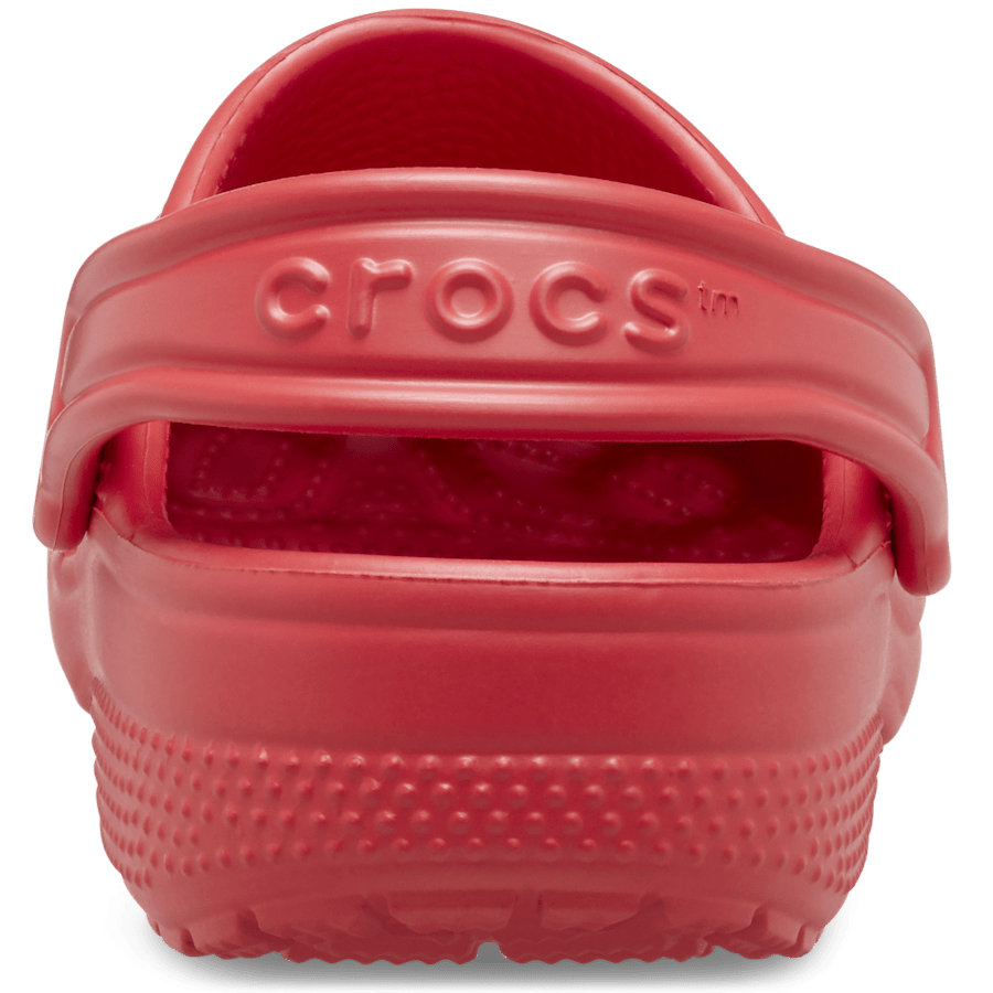 Varsity Red Toddler Classic Clog - Back - Crocs
