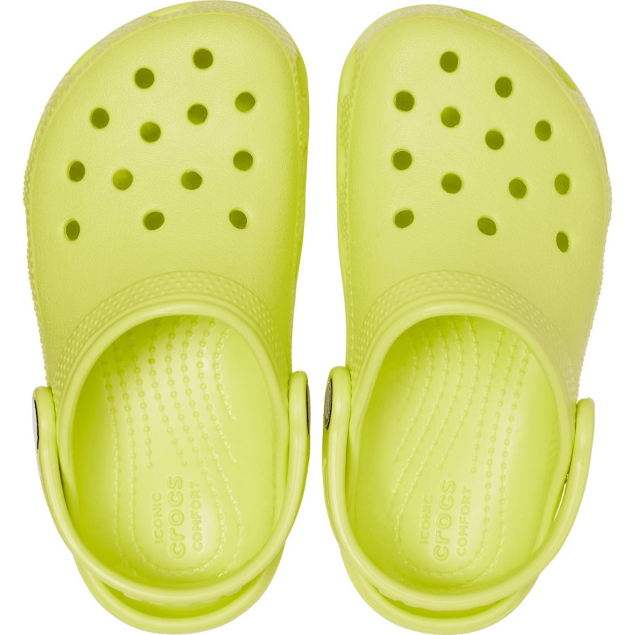 Citrus Toddler Classic Clog - Custom Angle - Crocs