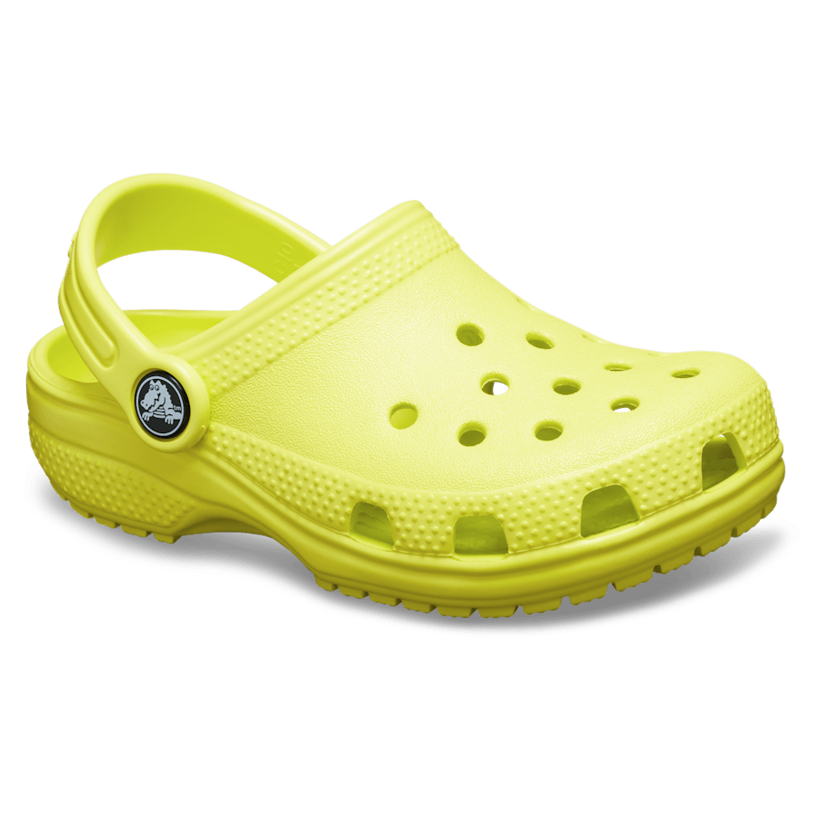 Citrus Toddler Classic Clog - Angle - Crocs