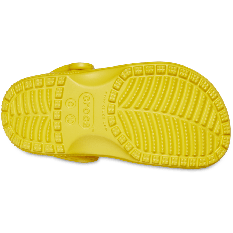 Sunflower Toddler Classic Clog - Bottom - Crocs