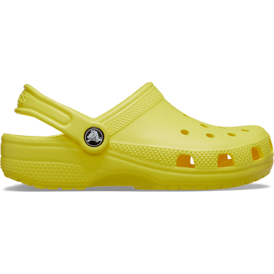 Cyber Yellow Toddler Classic Clog - Side - Crocs