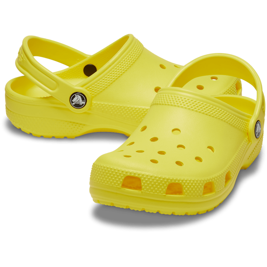 Cyber Yellow Toddler Classic Clog - Pair - Crocs