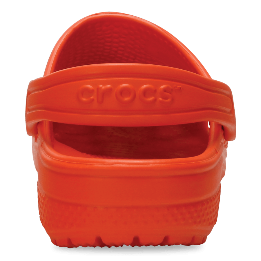 Tangerine Toddler Classic Clog - Back - Crocs