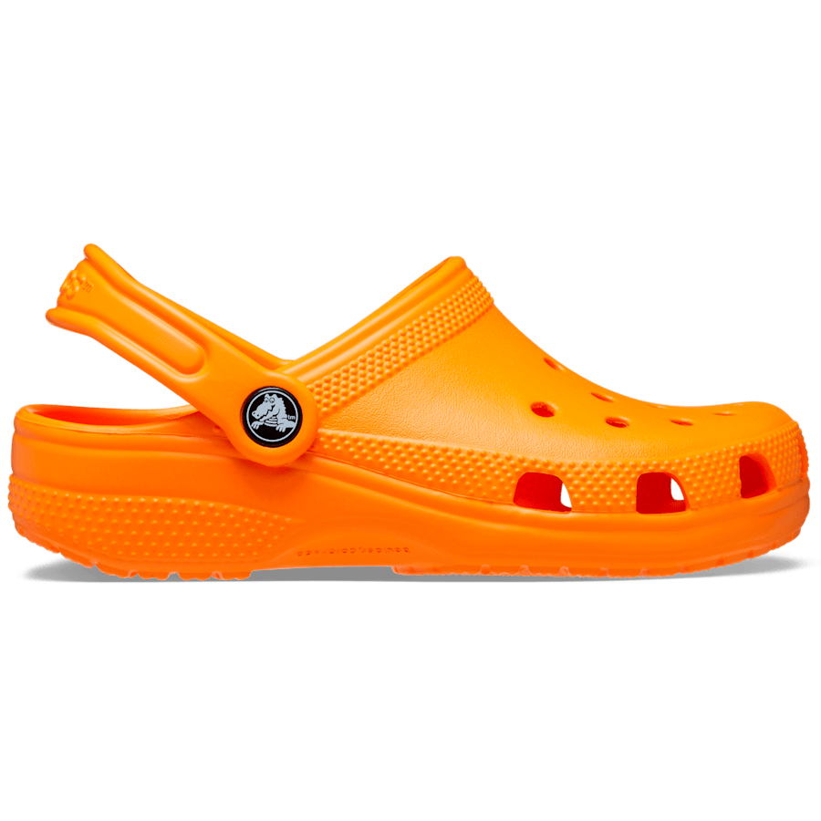Orange Zing Toddler Classic Clog - Side - Crocs