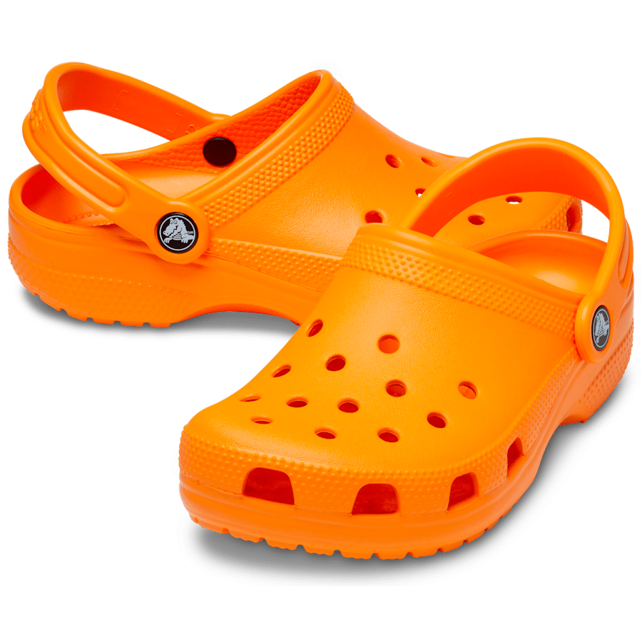 Orange Zing Toddler Classic Clog - Pair - Crocs