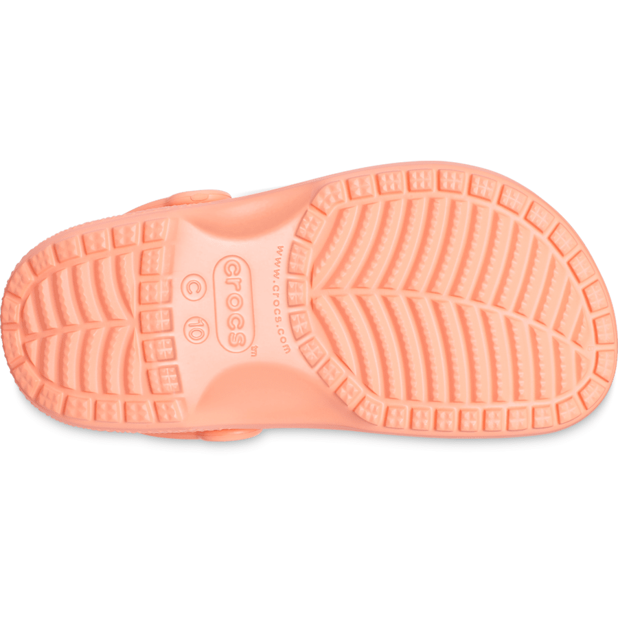 Papaya Toddler Classic Clog - Bottom - Crocs