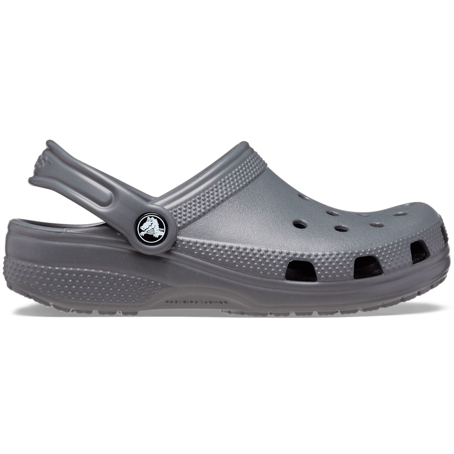 Slate Grey Kids' Classic Clog - Side - Crocs