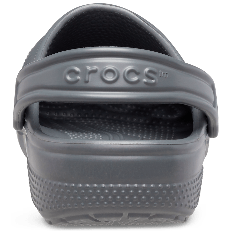 Slate Grey Kids' Classic Clog - Back - Crocs
