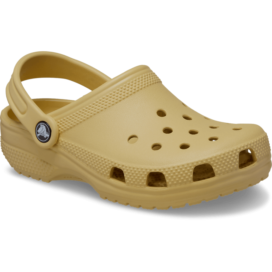 Wheat Kids' Classic Clog - Angle - Crocs