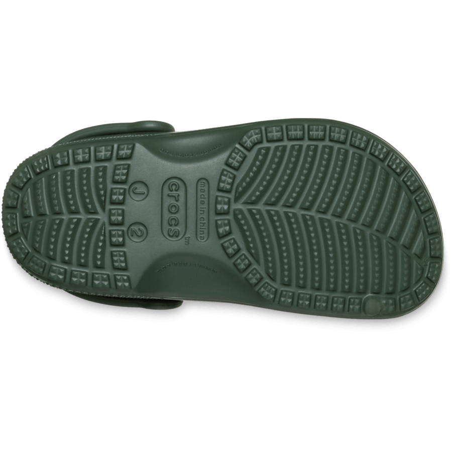 Crocs Kids' Classic Clog — Field Green