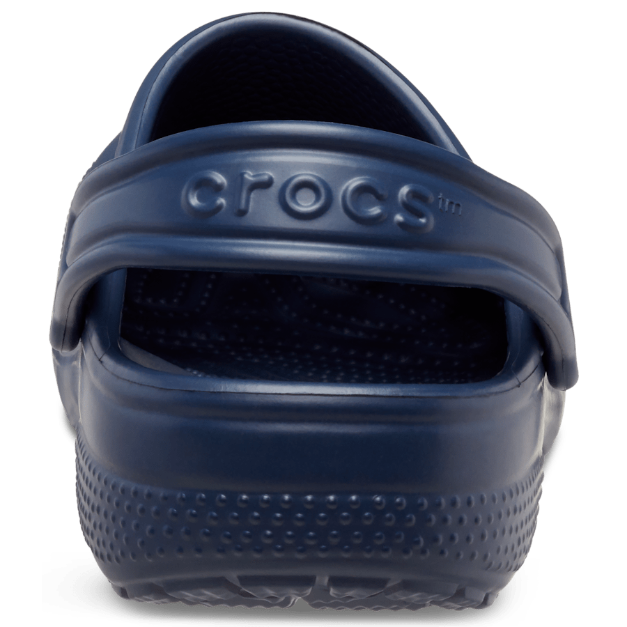 Navy Kids' Classic Clog - Back - Crocs