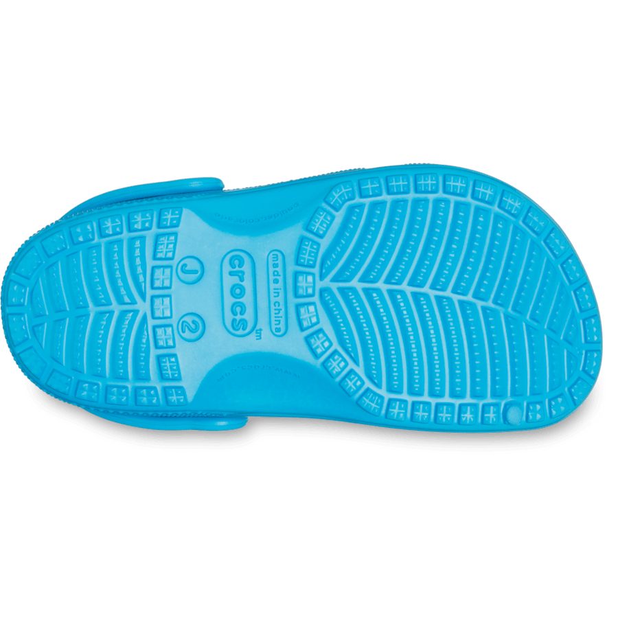 Venetian Blue Kids' Classic Clog - Bottom - Crocs