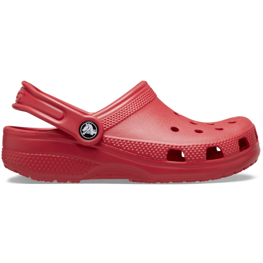 Varsity Red Kids' Classic Clog - Side - Crocs