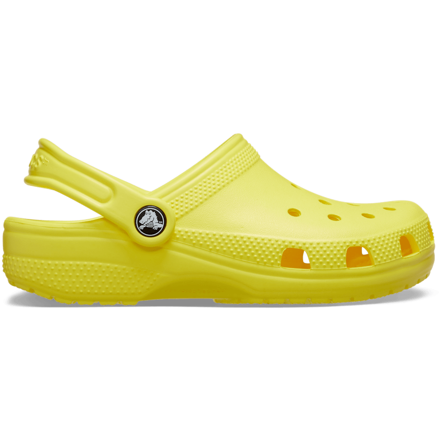 Cyber Yellow Kids' Classic Clog - Side - Crocs
