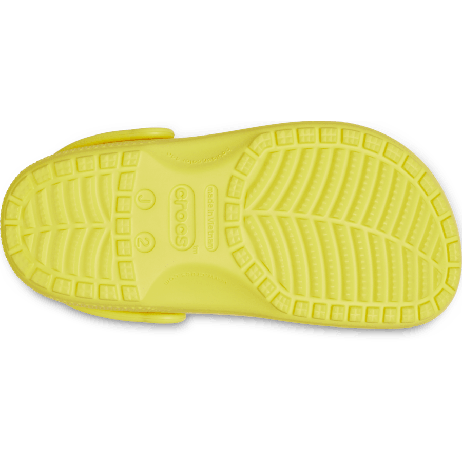 Cyber Yellow Kids' Classic Clog - Bottom - Crocs