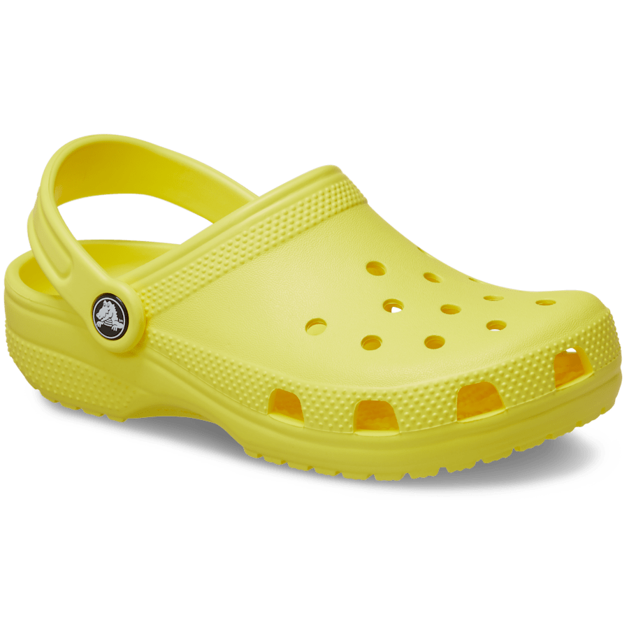 Cyber Yellow Kids' Classic Clog - Angle - Crocs
