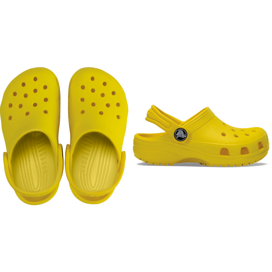 Crocs Kids' Classic Clog — Lemon