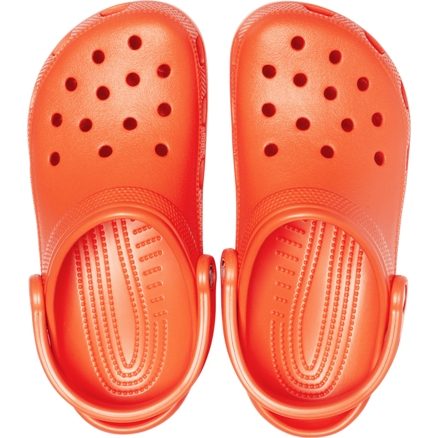 Tangerine Kids' Classic Clog - Top - Crocs