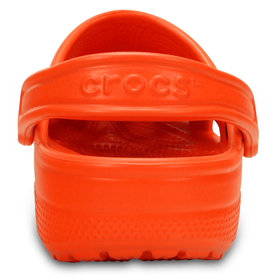 Tangerine Kids' Classic Clog - Back - Crocs