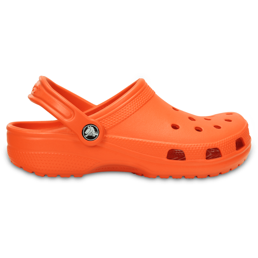 Tangerine Kids' Classic Clog - Side - Crocs