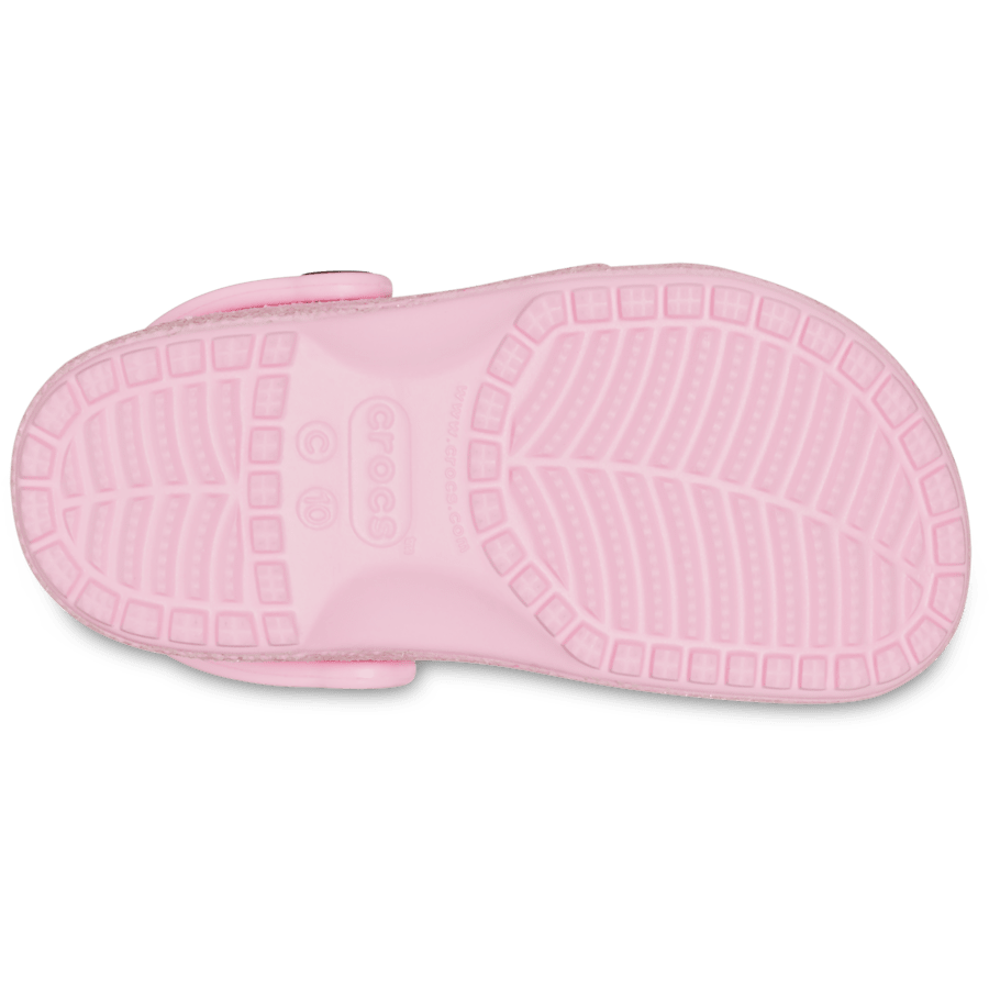 Flamingo Toddler Classic Glitter Clog - Bottom - Crocs