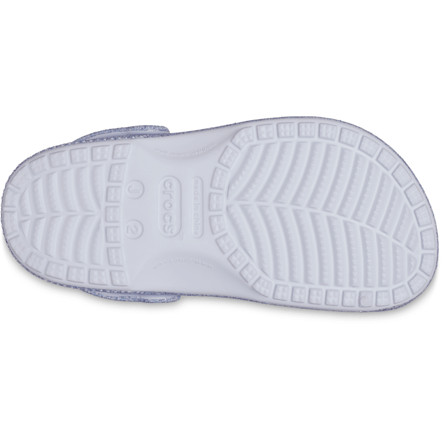Frosted Glitter Kids' Classic Glitter Clog - Bottom - Crocs