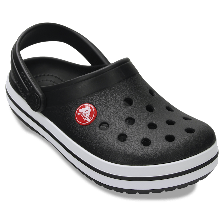 Black Toddler Crocband™ Clog - Angle - Crocs