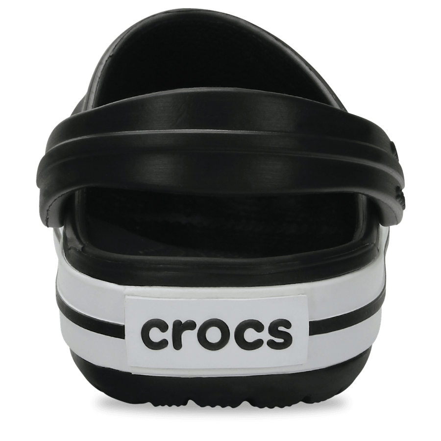 Black Toddler Crocband™ Clog - Back - Crocs