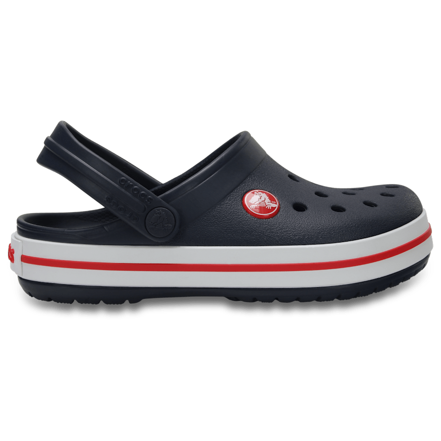 Navy / Red Toddler Crocband™ Clog - Side - Crocs