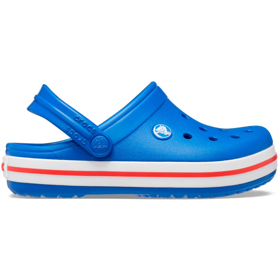 Blue Bolt Toddler Crocband™ Clog - Side - Crocs
