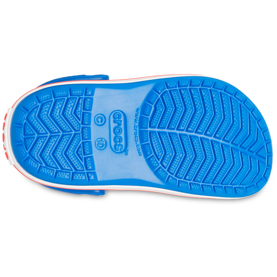 Blue Bolt Toddler Crocband™ Clog - Bottom - Crocs