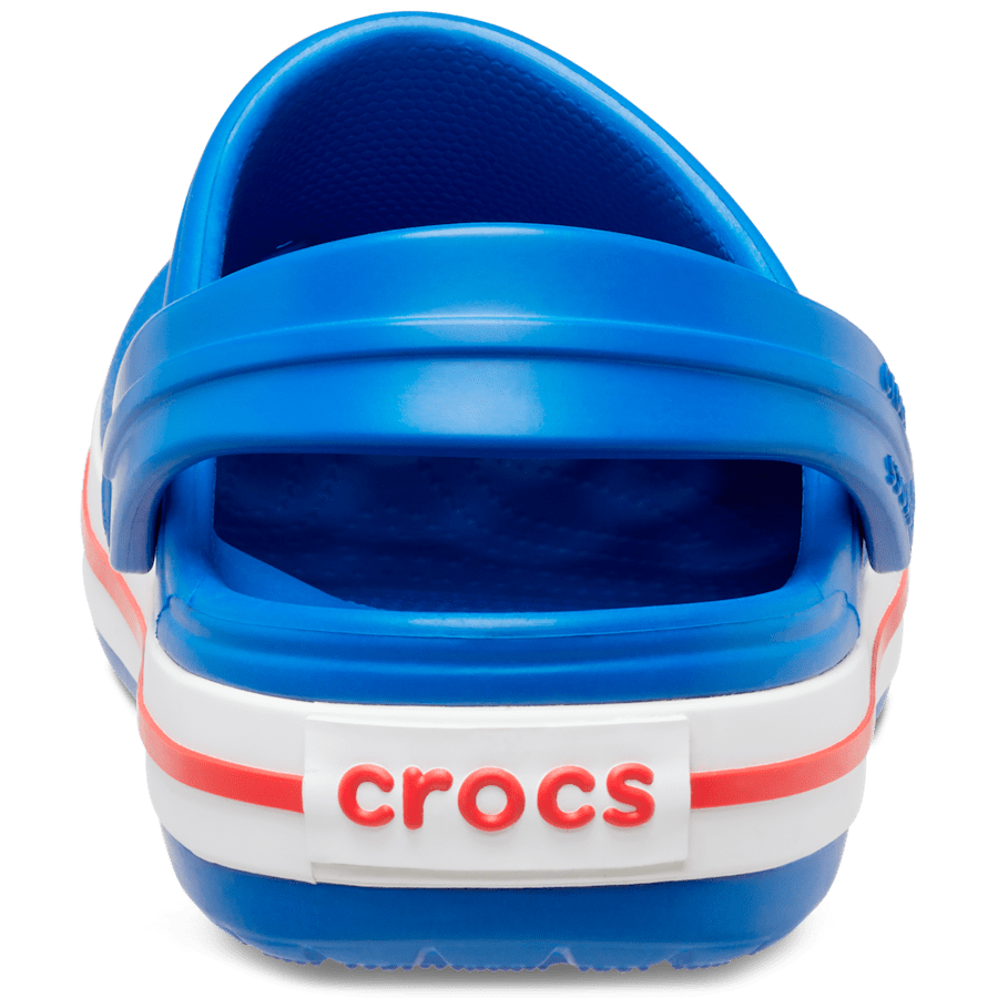 Blue Bolt Toddler Crocband™ Clog - Back - Crocs