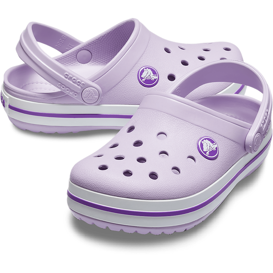 Lavender/Neon Purple Toddler Crocband™ Clog - Pair - Crocs