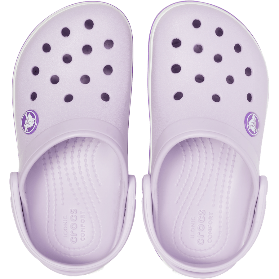 Lavender/Neon Purple Toddler Crocband™ Clog - Top - Crocs