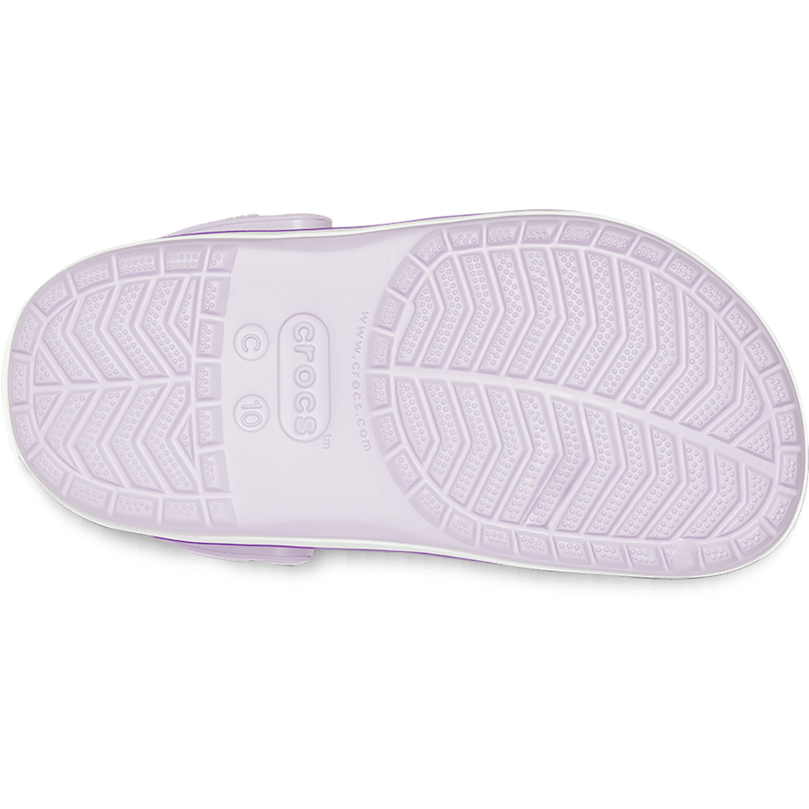 Lavender/Neon Purple Toddler Crocband™ Clog - Bottom - Crocs