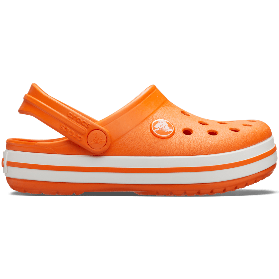 Orange (Coral) Toddler Crocband™ Clog - Side - Crocs