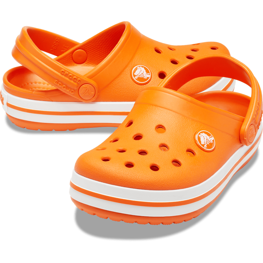 Orange (Coral) Toddler Crocband™ Clog - Pair - Crocs