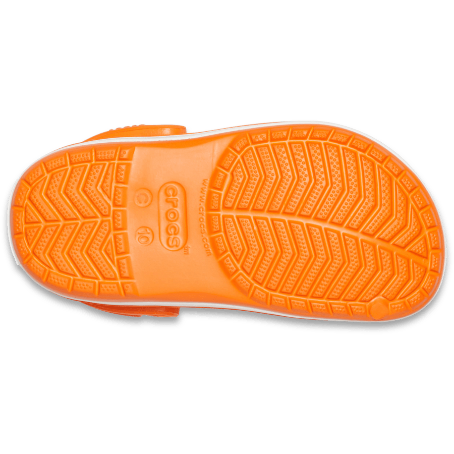 Orange (Coral) Toddler Crocband™ Clog - Bottom - Crocs