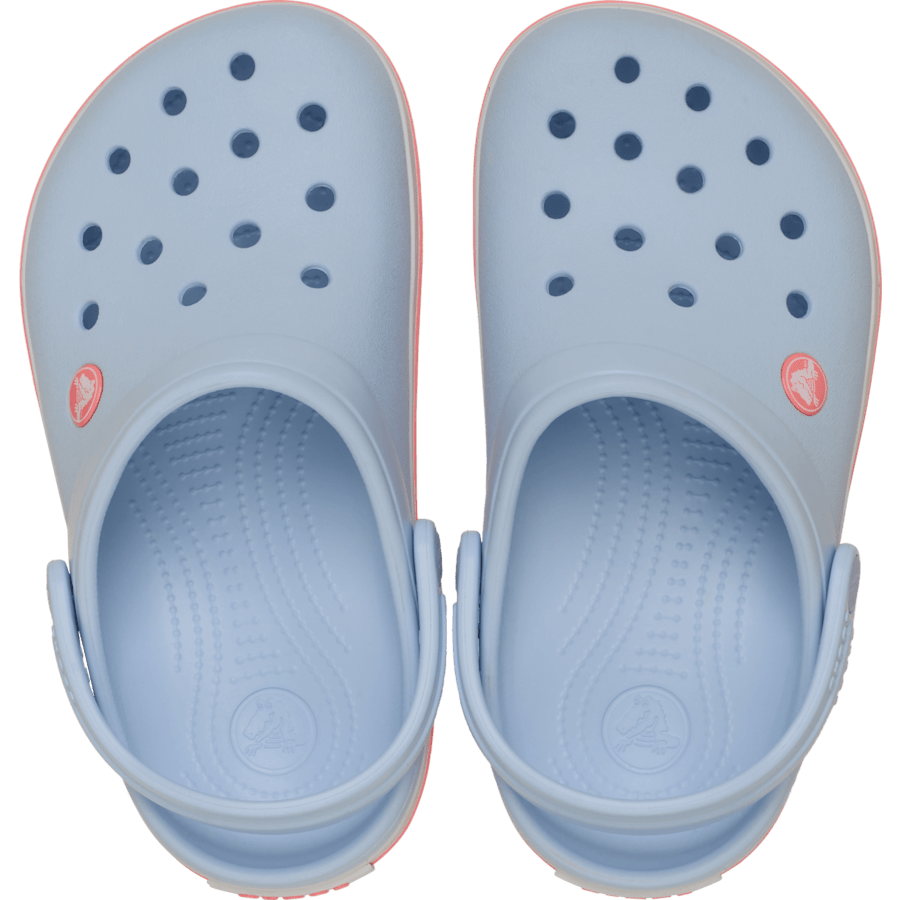 Blue Frost/Guava Kids' Crocband™ Clog - Top - Crocs
