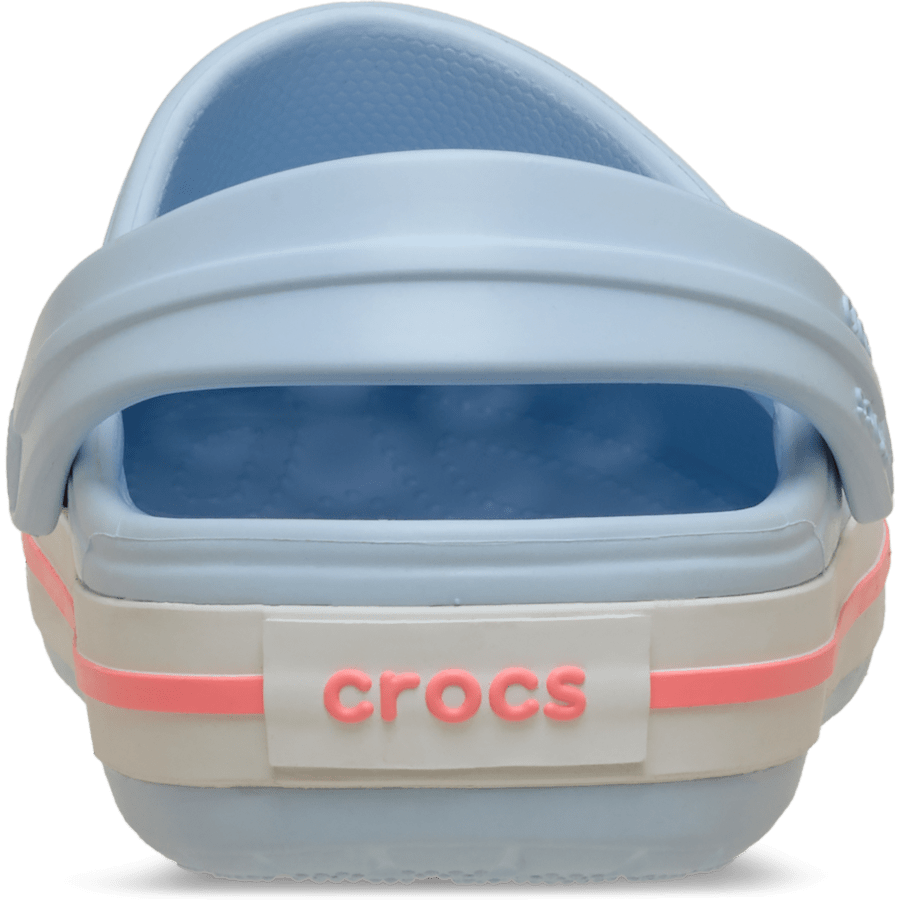 Blue Frost/Guava Kids' Crocband™ Clog - Back - Crocs