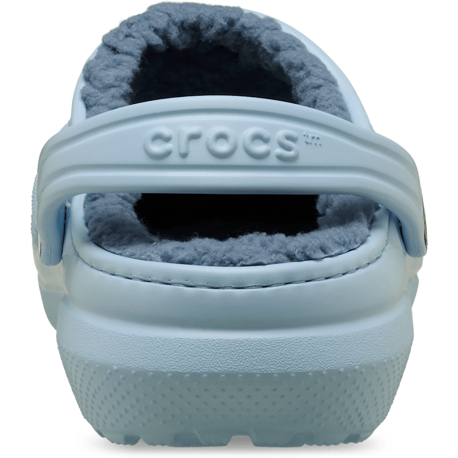 Blue Calcite Toddler Classic Lined Clog - Back - Crocs