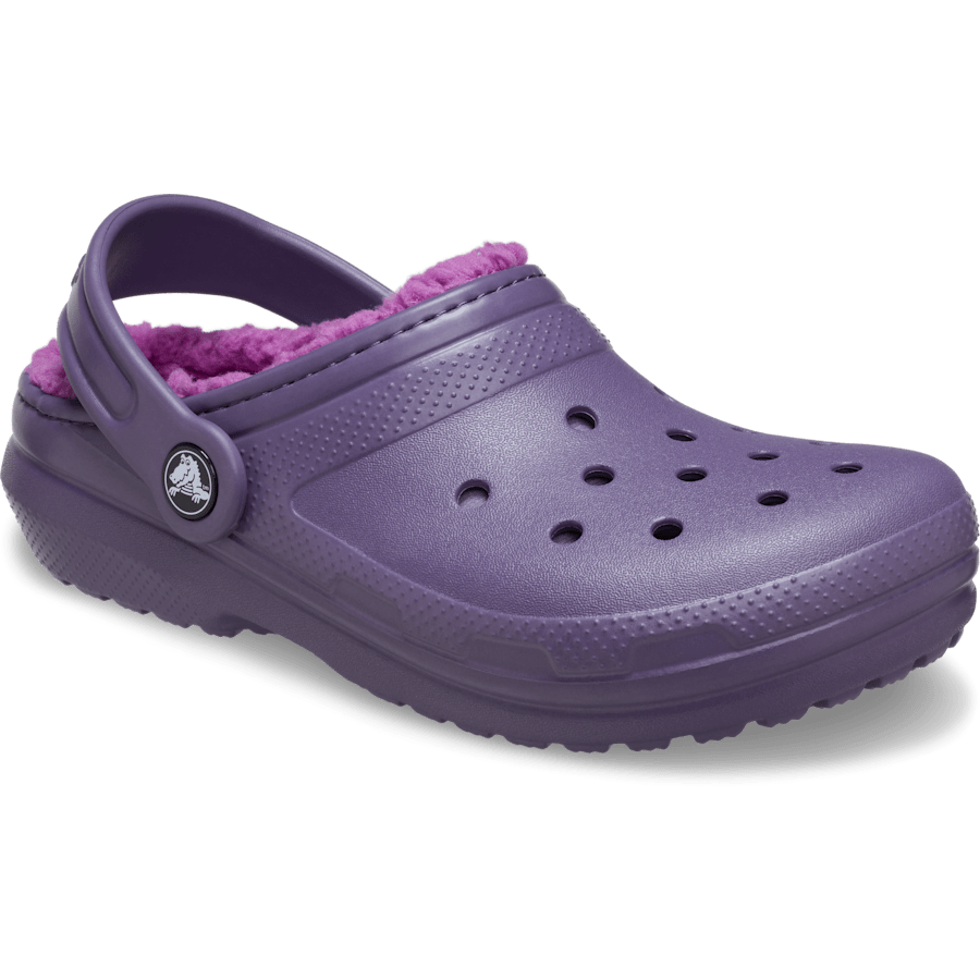Nightshade Toddler Classic Lined Clog - Angle - Crocs