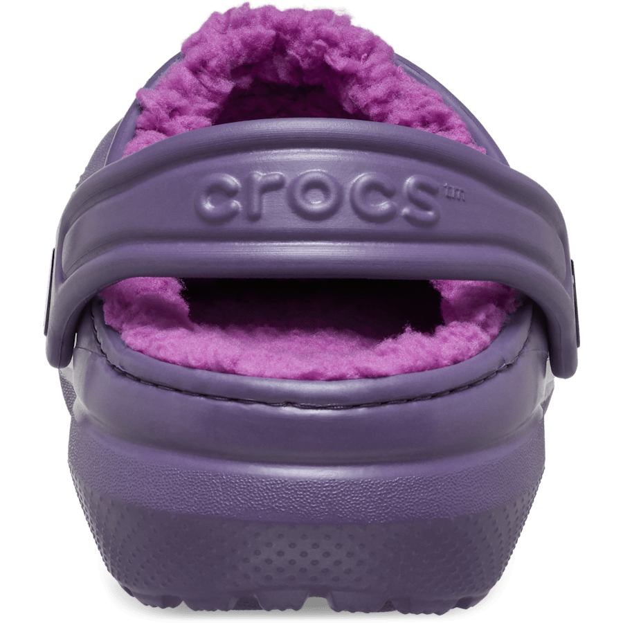 Nightshade Toddler Classic Lined Clog - Back - Crocs