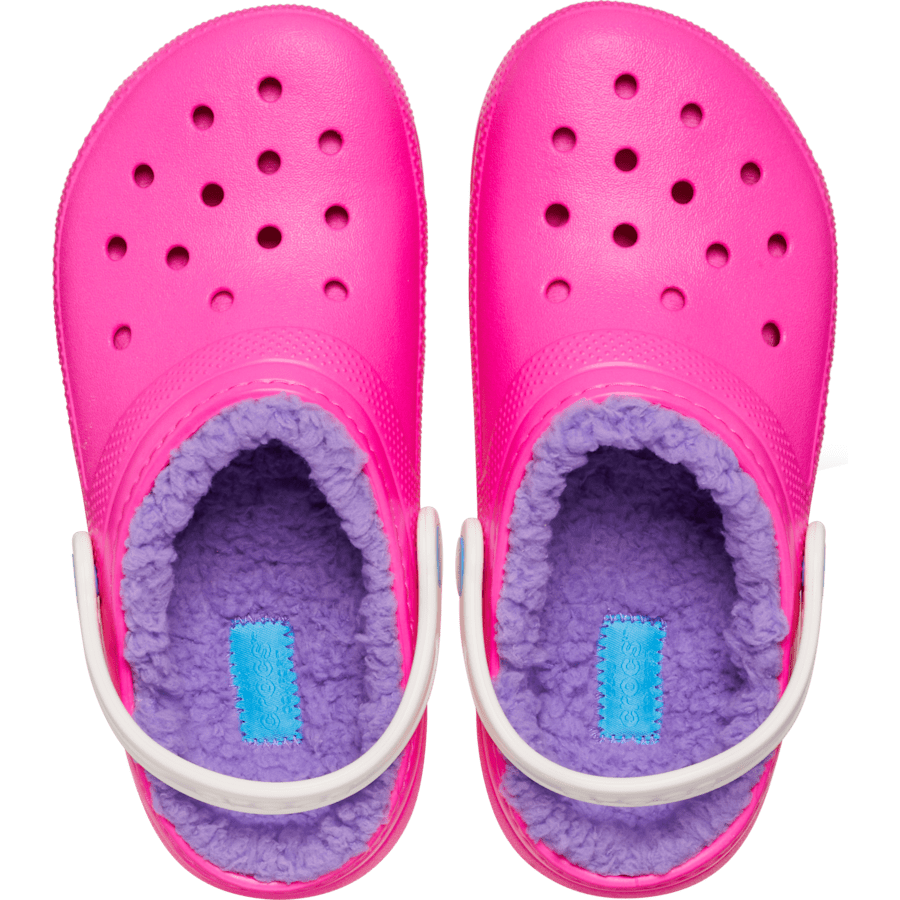 Pink Crush / Multi Toddler Classic Lined Clog - Top - Crocs